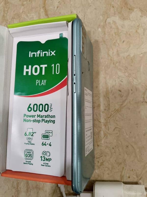 Infinix hot 10 Play all ok urgent sale 8