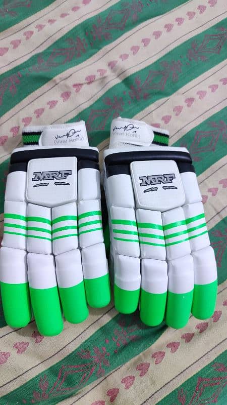 Cricket Batting Gloves Brand MRF Virat Kohli Addition 2