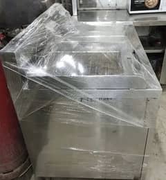 stainless steel fryer for fast food double basket