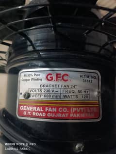 Gfc Bracket fan