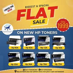 Hp new toners with guarantee