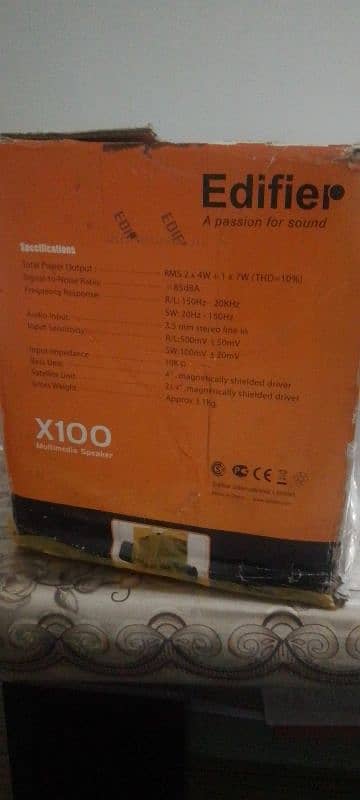 Edifier X100 Subwoofer (Computer Speakers) 2