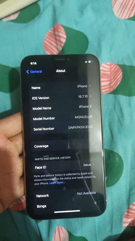 iPhone x 64gb non pta 10/9 condition 2