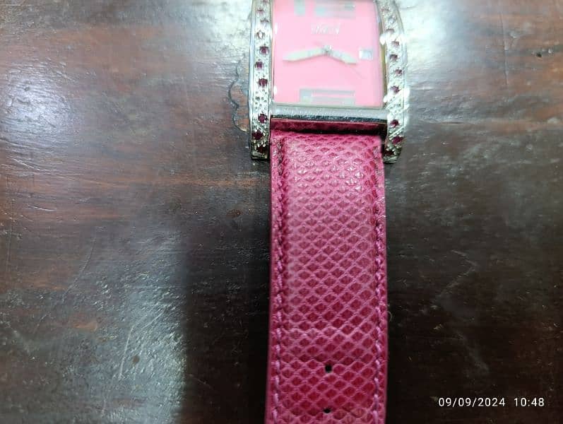 Original Burgi Pink Watch American Brand Swiss Machine in 10000 only 13