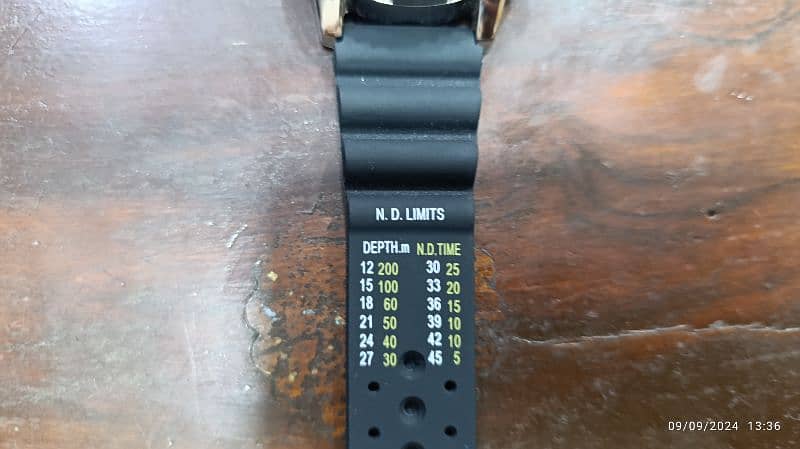 Citizen Diver Watch with Very heavy Lume and nice rubber strap 10000 8