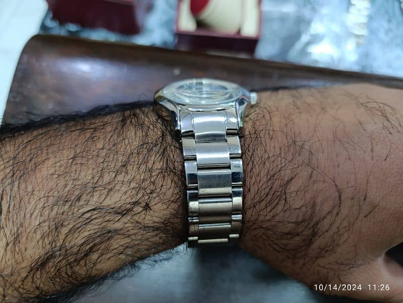 Original Kolber Stainless-steel Swiss Made Watch with box 50000 only 10