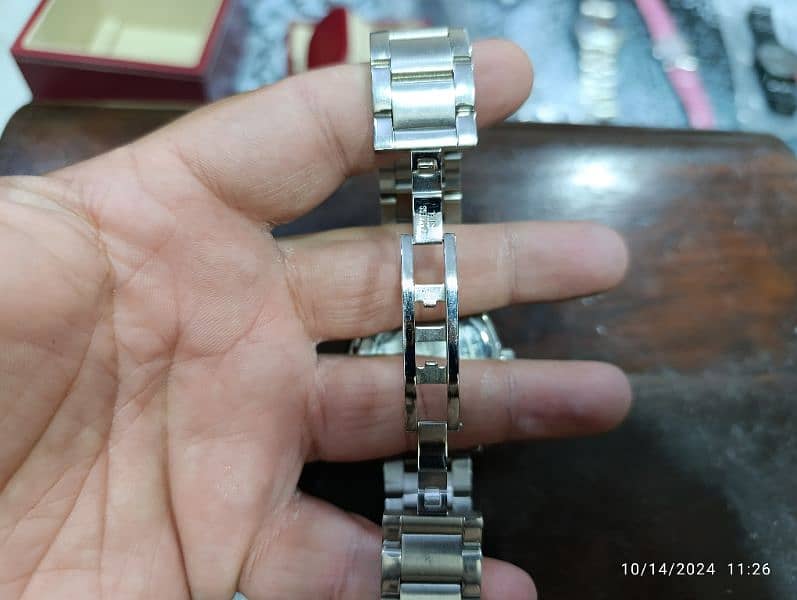 Original Kolber Stainless-steel Swiss Made Watch with box 50000 only 13