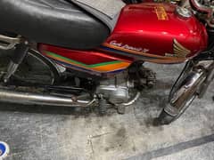 Honda cd 70 With Golden number 666