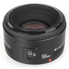 Yongnuo YN 50mm F1.8 Lens for Canon EF – Prime Lens with Bright