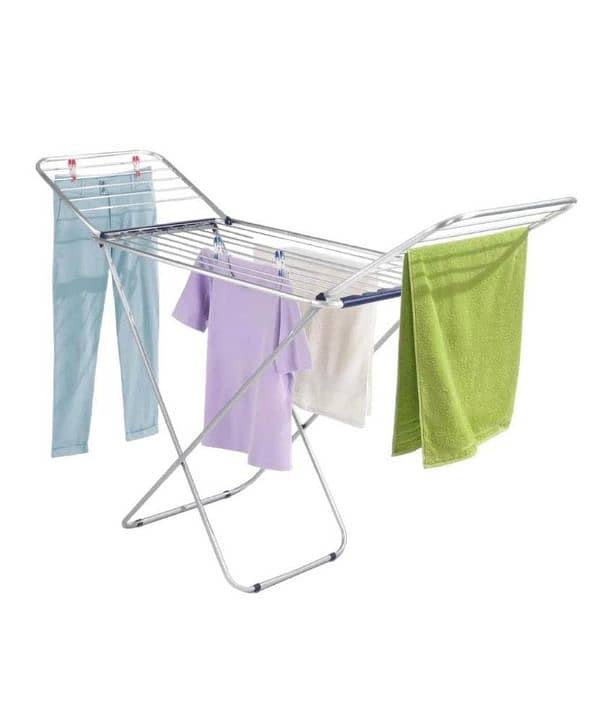 Foldable and adjustable clothes drying stand 1