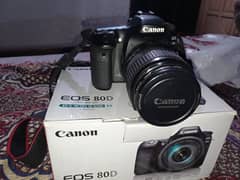 Canon 80D with 17-85mm lens