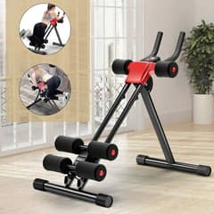 Ab fitness machine roller coaster adjustable foldable