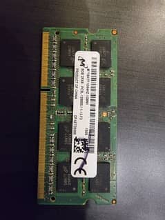 8GB DDR3 LAPTOP RAM 1200MHZ. 10/10 CONDITION 0