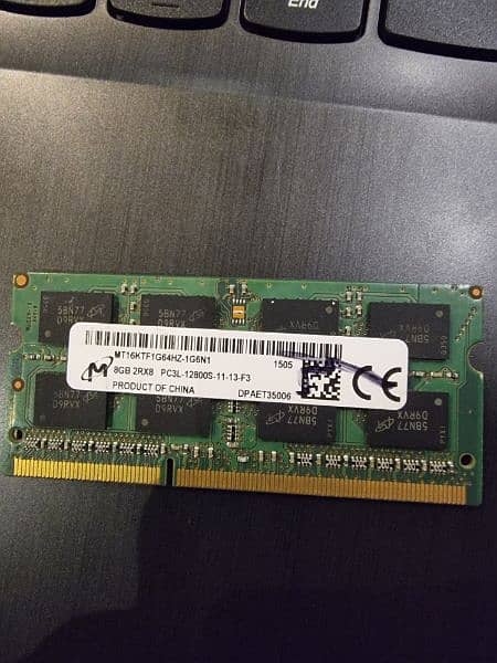 8GB DDR3 LAPTOP RAM 1200MHZ. 10/10 CONDITION 1