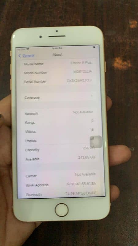 iphone 8 plus Non PTA 256 GB All okay only Karachi 4