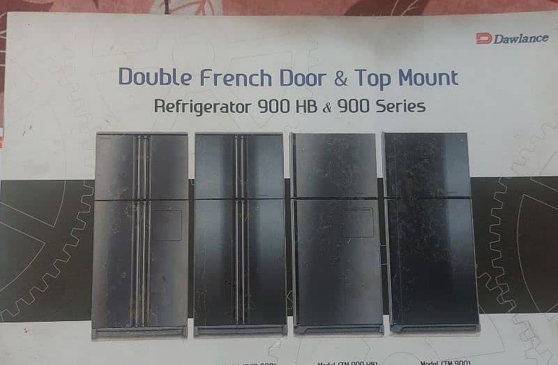 dawlance double door &top mount refrigerator 900HB & 900series 6