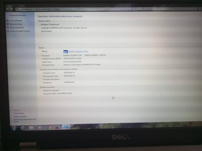 Dell core i7 laptop for sell 1