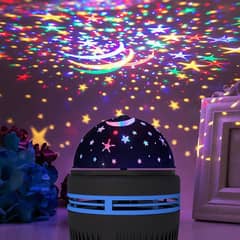 Colorful Starry Sky Projector Rotating Magic Ball Night Ligh RGB  Lamp