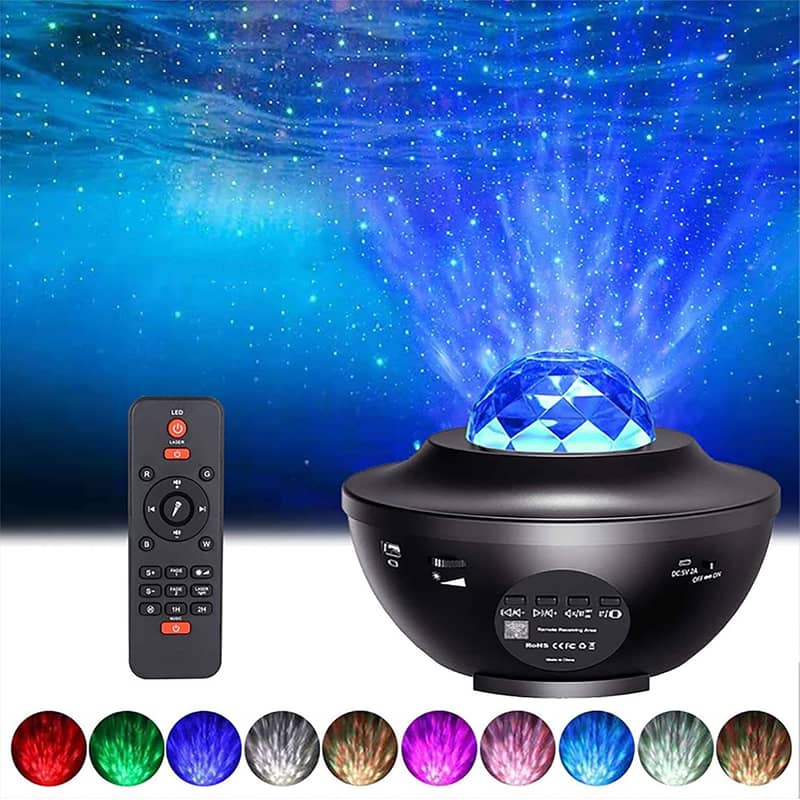 Colorful Starry Sky Projector Rotating Magic Ball Night Ligh RGB  Lamp 10