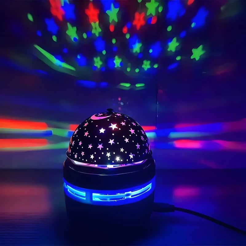 Colorful Starry Sky Projector Rotating Magic Ball Night Ligh RGB  Lamp 12