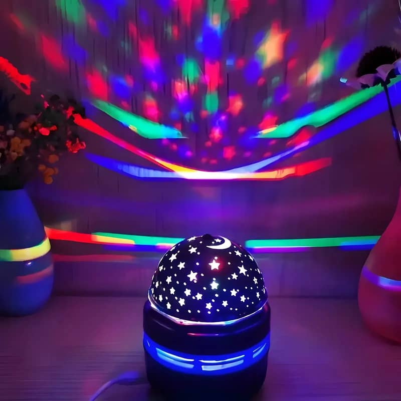 Colorful Starry Sky Projector Rotating Magic Ball Night Ligh RGB  Lamp 13