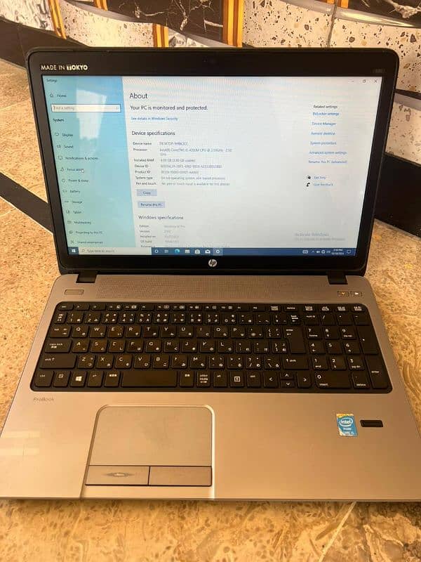 HP ProBook core i5 4th generation 3