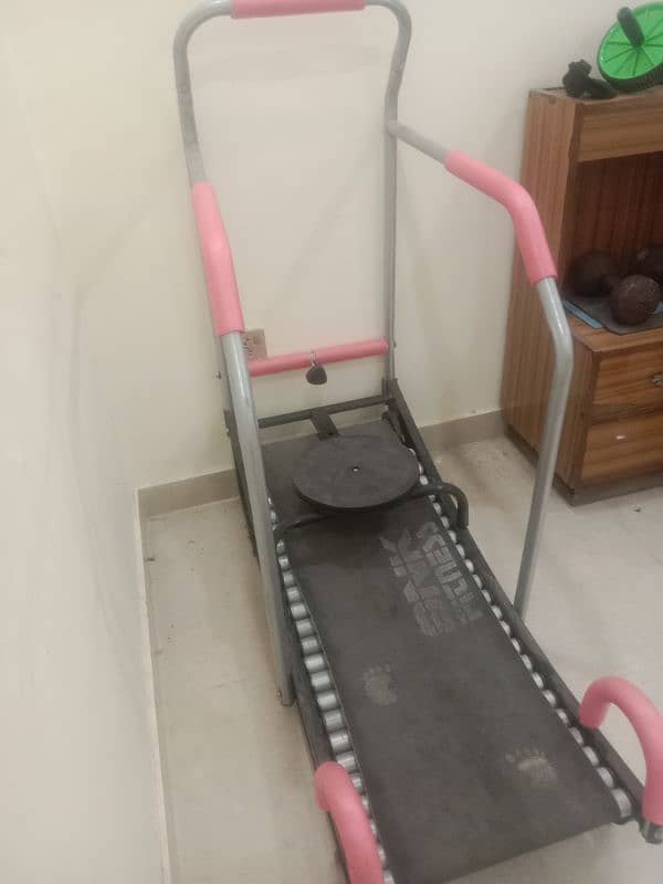 Manual running curve machine with twister treadmill 23 rolls 8