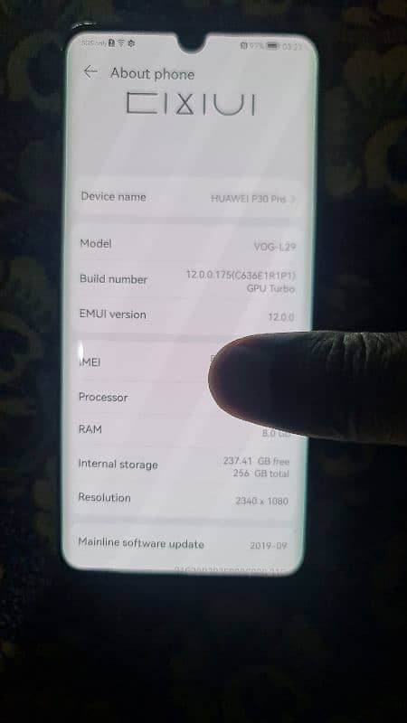 HUAWEI" P30"PRO" 8GB"256GB"DUAL" SIM"PTA APROVE 3