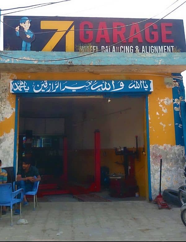 Running business for sale  3D کمپیوٹرائزڈ وہیل الائنمنٹ ورکشاپ 8