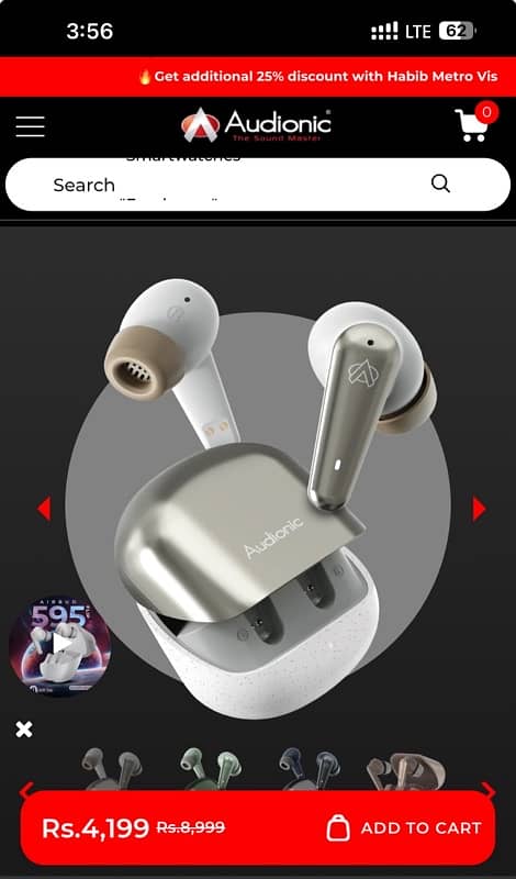 audionic Airbuds 595 0