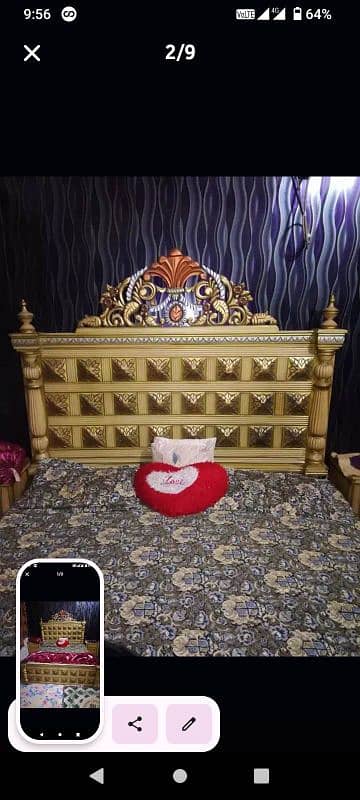 Furniture for sale king size Bad side table dressing table only 2