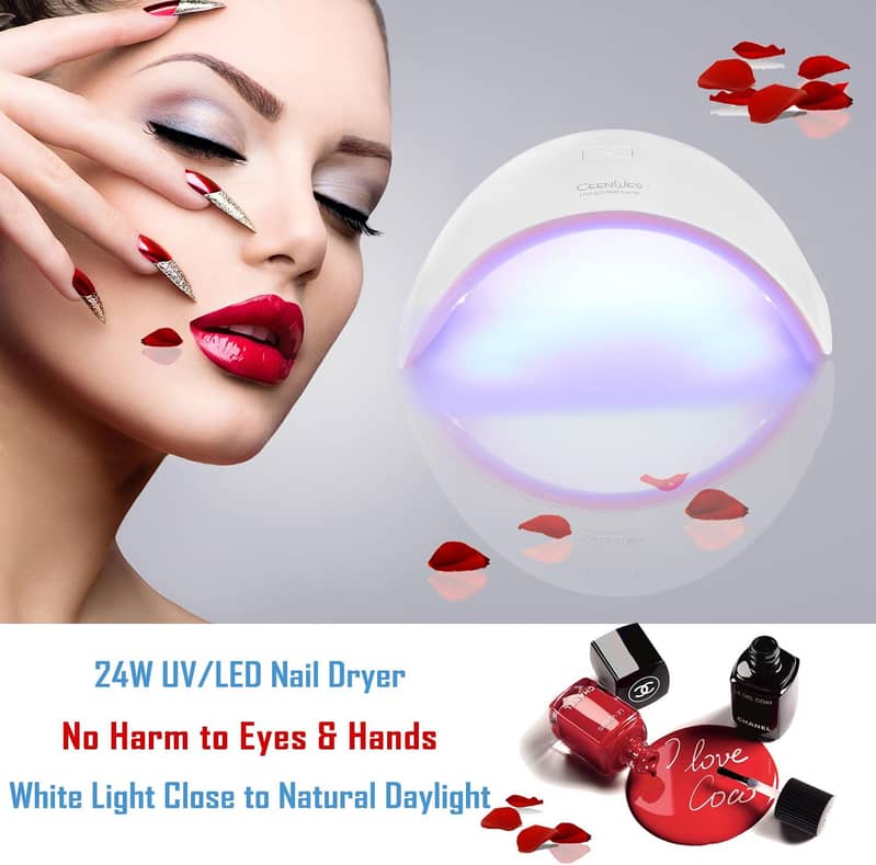 Ceenwes Nail Dryer 24W Nail Lamp Professional LED Nail Curing Lamp 2