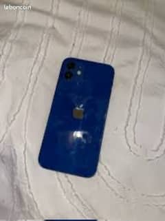 I phone 12 64 gb Blue color jv mobile 3 month sim work