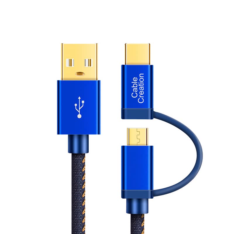 Braided USB 2.0 Type C (USB-C) to Type C Data Charging Cable(3A) 4