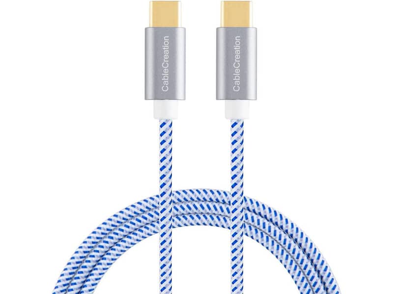 Braided USB 2.0 Type C (USB-C) to Type C Data Charging Cable(3A) 6