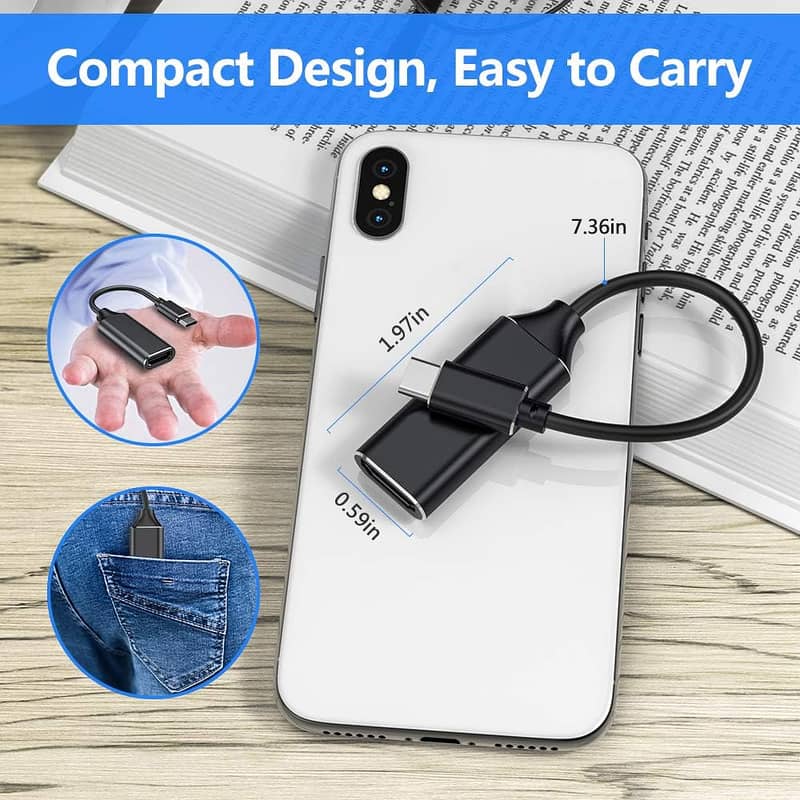 Braided USB 2.0 Type C (USB-C) to Type C Data Charging Cable(3A) 7