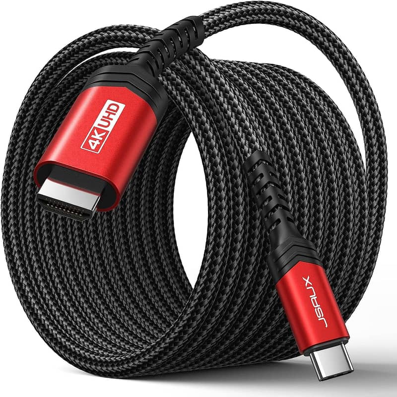 Braided USB 2.0 Type C (USB-C) to Type C Data Charging Cable(3A) 10