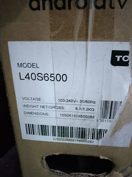 TCL Smart LED TV series L40S6500 1