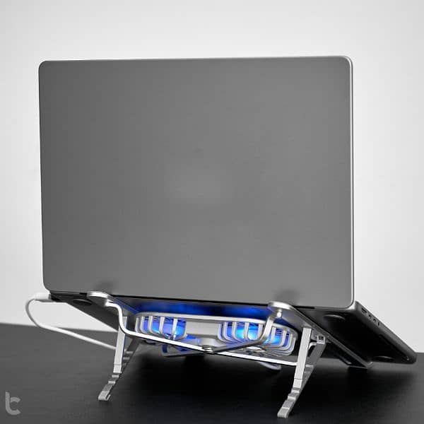 WiWU S400 Pro Laptop Stand with Dual Fan 2