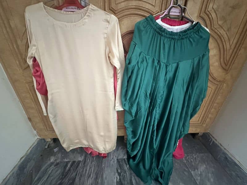 Silk Punjabi Patiyala shalwar suit 01 pc, 02 pc / 03 pc 5