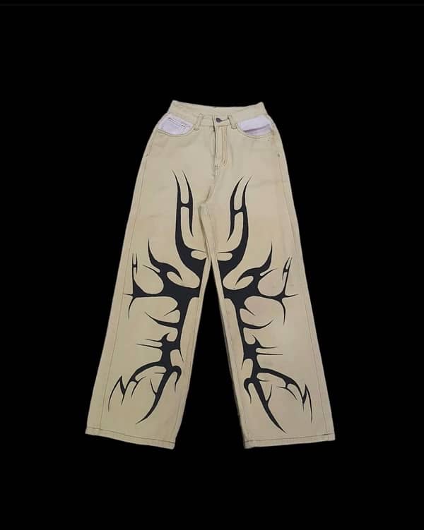 hand painted emo pants , all sizes available 0