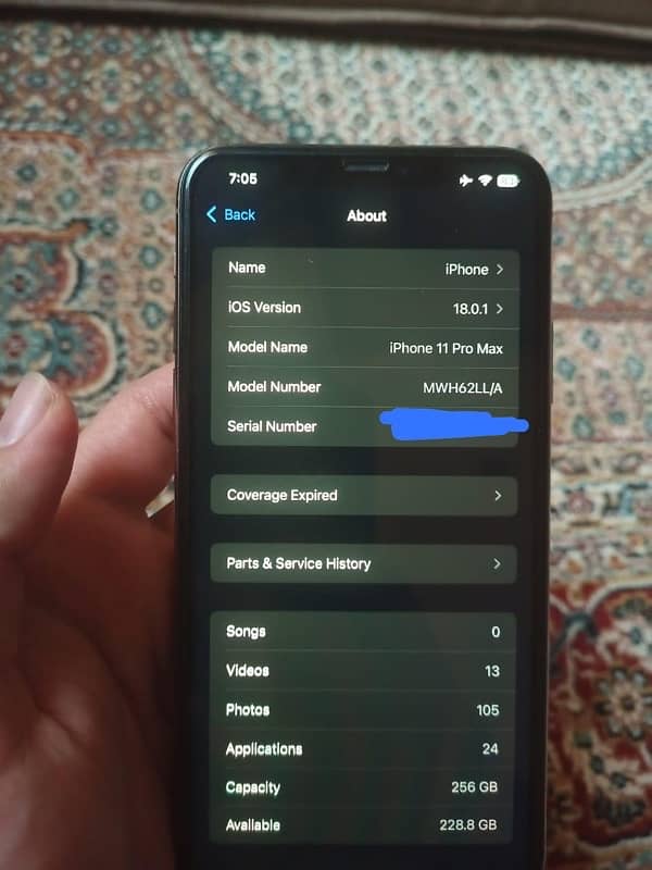 Iphone 11 pro max 256gb non pta 3