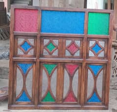 window with colourful glass