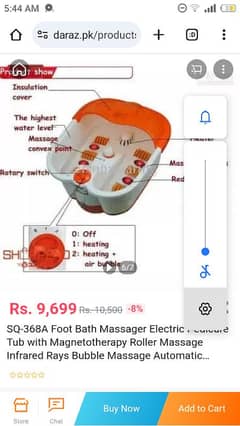 Homedics foot bath massager