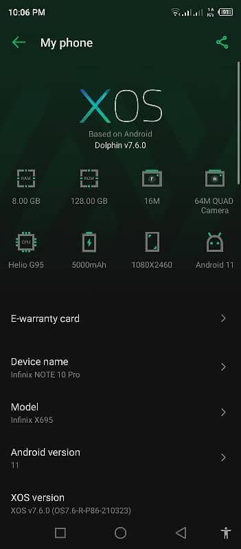 Infinix Note 10 pro 6