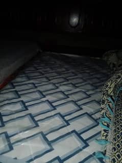 bed set with mattress like a New condition urgent sale