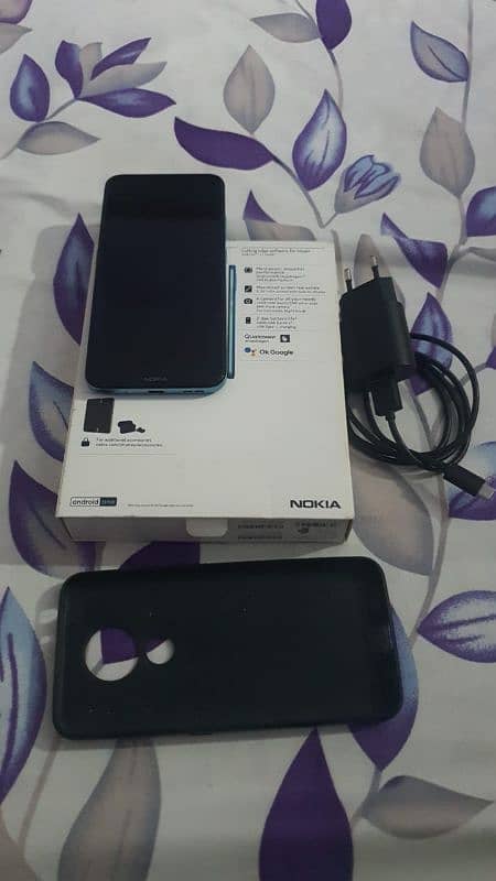 nokia 3.4 set box charger handfree 9