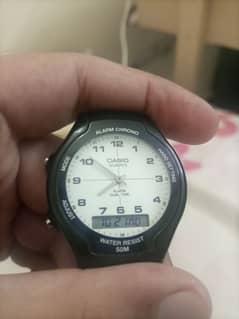 Casio Original Watch, 50m Waterproof, Day+Date+Month, Stopwatch, Sport