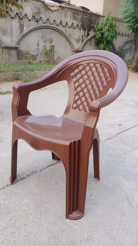 Full Plastic chair with armrest 4