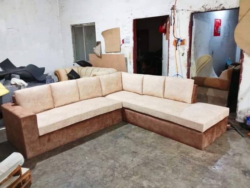 sell sell , new sofa , L shape sofa , sofa Kambed , sofa repairing 5